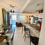 Apê aconchegante na praia